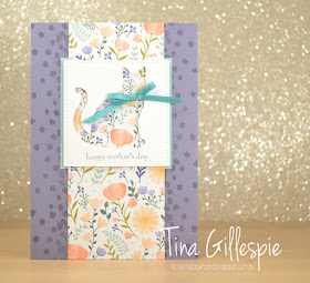 scissorspapercard, Stampin' Up!, Teeny Tiny Sentiments, Dragonfly Dreams, Delightful Daisy DSP, Stitched Shapes Framelits, Cat Punch