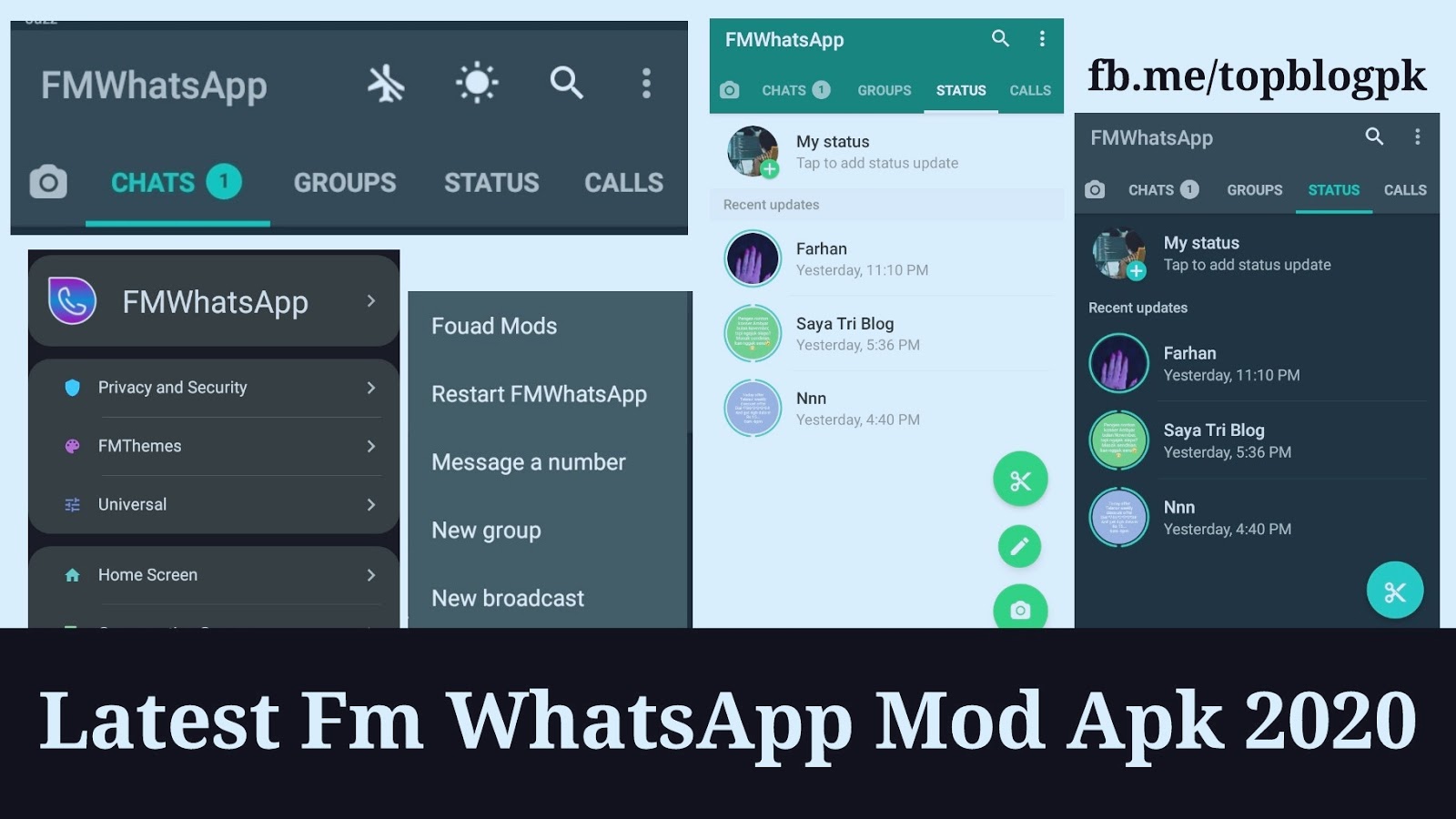 Download the Latest FM WhatsApp V8.26 Mod Apk 2020