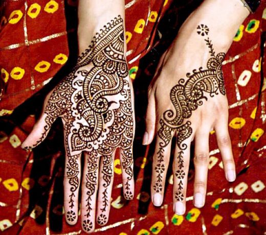 A henna tattoo is a temporary body art using paste from the henna plant,