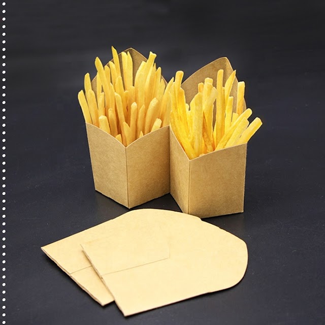Notable designs for the custom french fries cones