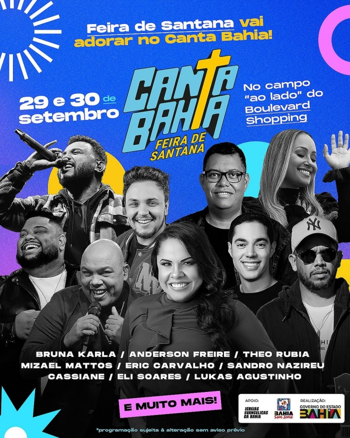 Canta Bahia 2023, em Feira de Santana