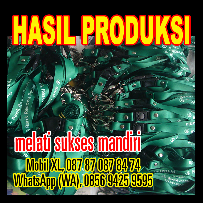 tali promo lanyard tali id card 24jam delivery tali id 