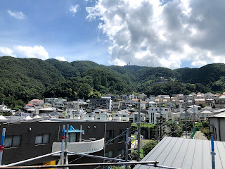 japan house roof terrace osaka panorama