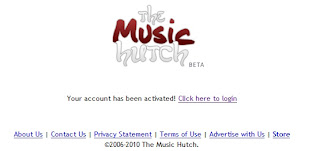 aktivasi akun the music hutch