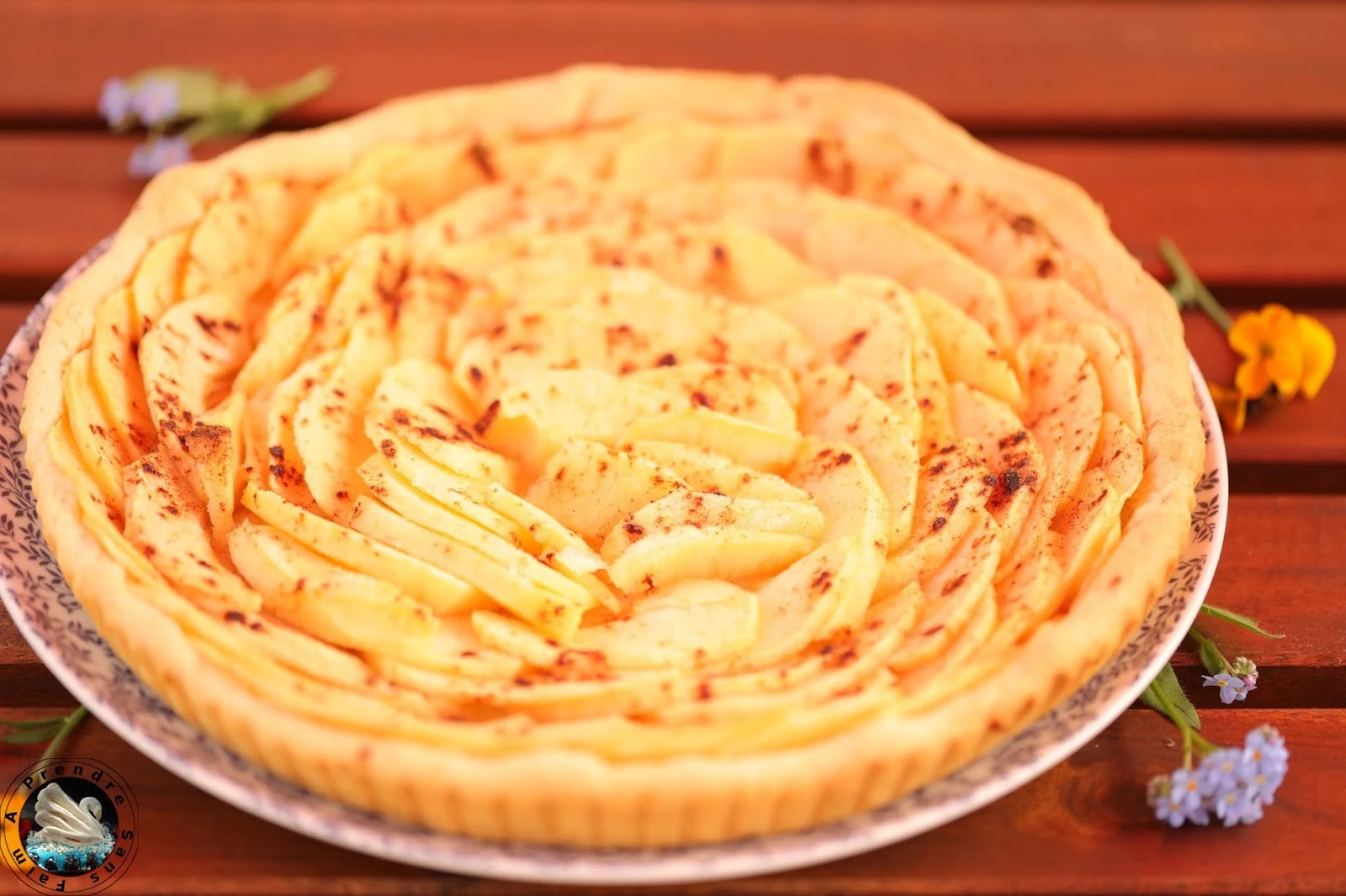 Tarte aux pommes express