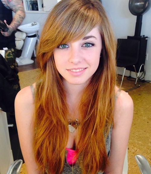 Hairstyles For Long Hair With Side Bangs