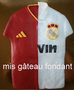 Tarta camiseta Seleccion Española/Real Madrid, escudo Real Murcia y escudo .