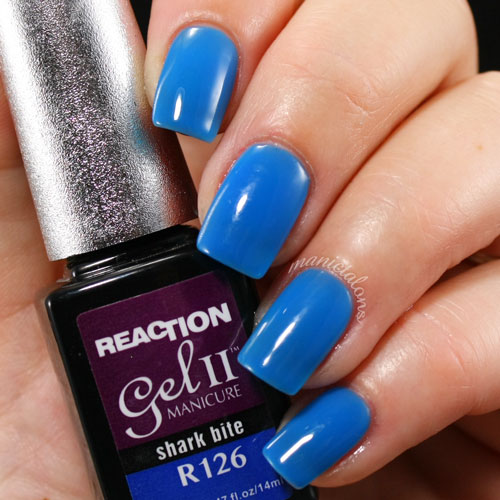 Gel II Reaction Shark Bite Swatch Warm, Gel Polish