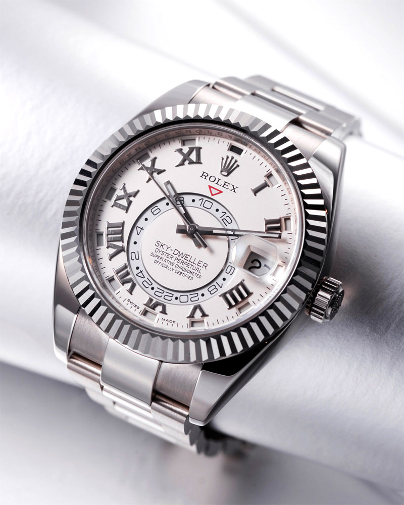 White Gold Rolex Sky Dweller