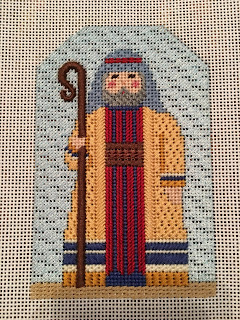 carol dupree needlepoint nativity shepherd