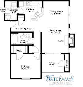 Apartment Floor Plans 1 Bedroom With Den