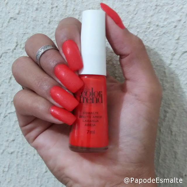 Esmalte Laranja Areia - Avon Color Trend