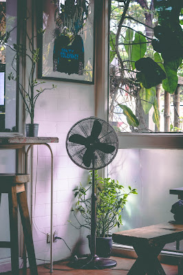 Sala con ventilador