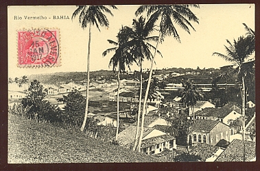 Rio Vermelho em postal de 1917