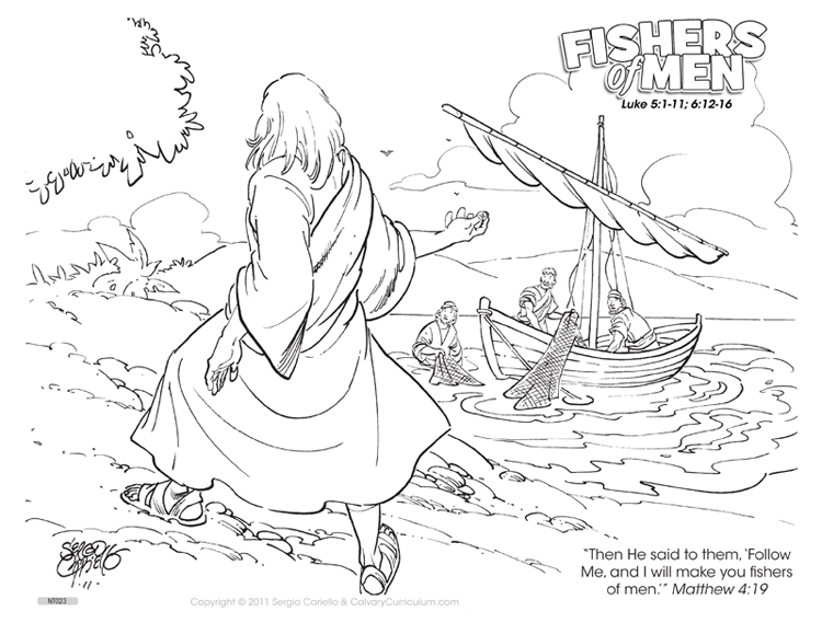 Fishers Of Men Coloring Pages 8