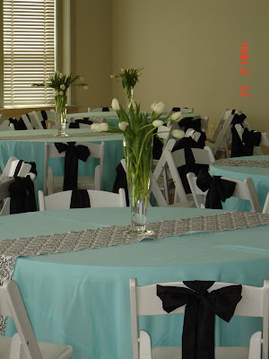 Tiffany Blue and Damask