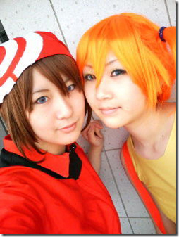 pokemon advanced cosplay - may and misty / haruka and kasumi