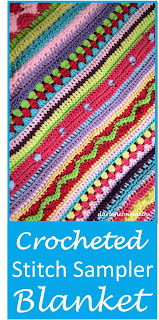 Crocheted Stitch Sampler Blanket