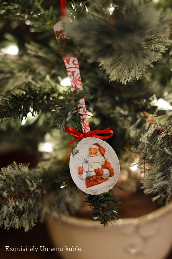 Santa Spoon Christmas Ornament DIY