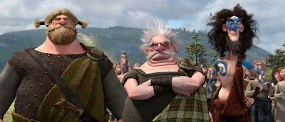 Los tres nobles de las Highlands en Brave (Indomable), lo nuevo de Pixar