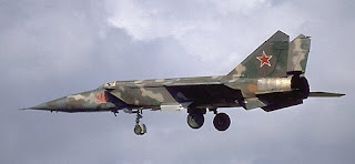 Üçüncü nesilden bir Sovyet MiG-25'i