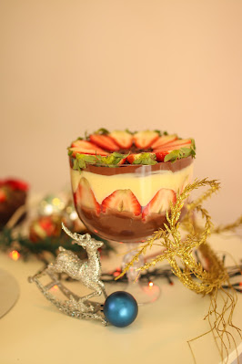 Decadent Chocolate Strawberry Trifle