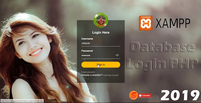 How to Learn How to Login PHP in Mysql  | XAMPP - Sub Title English