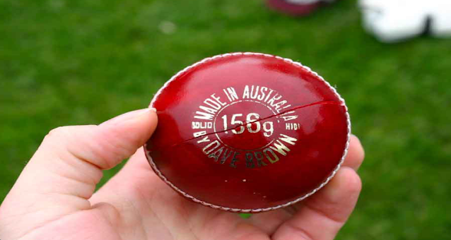 What color ball is used in test cricket format?