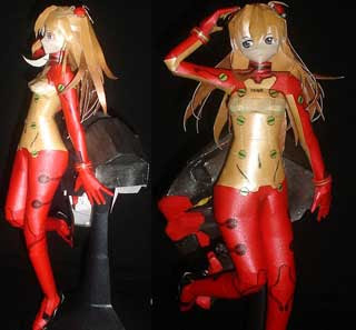 Asuka Langley Shikinami Papercraft