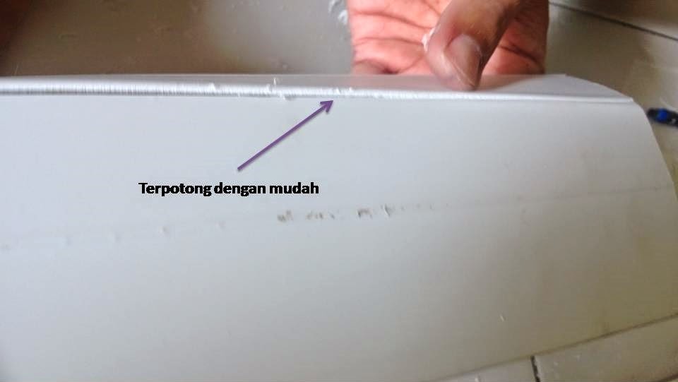 Ruas 1 terpotong dengan mudah