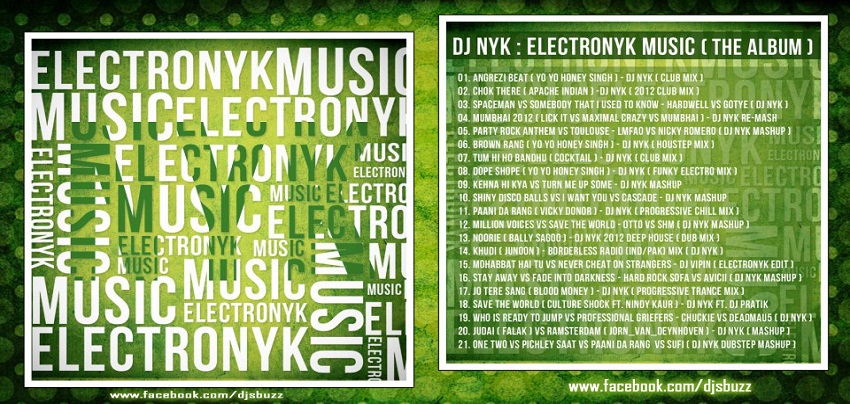 ELECTRONYK MUSIC BY DJ NYK (THE ALBUM) TRACKLIST DOWNLOAD 