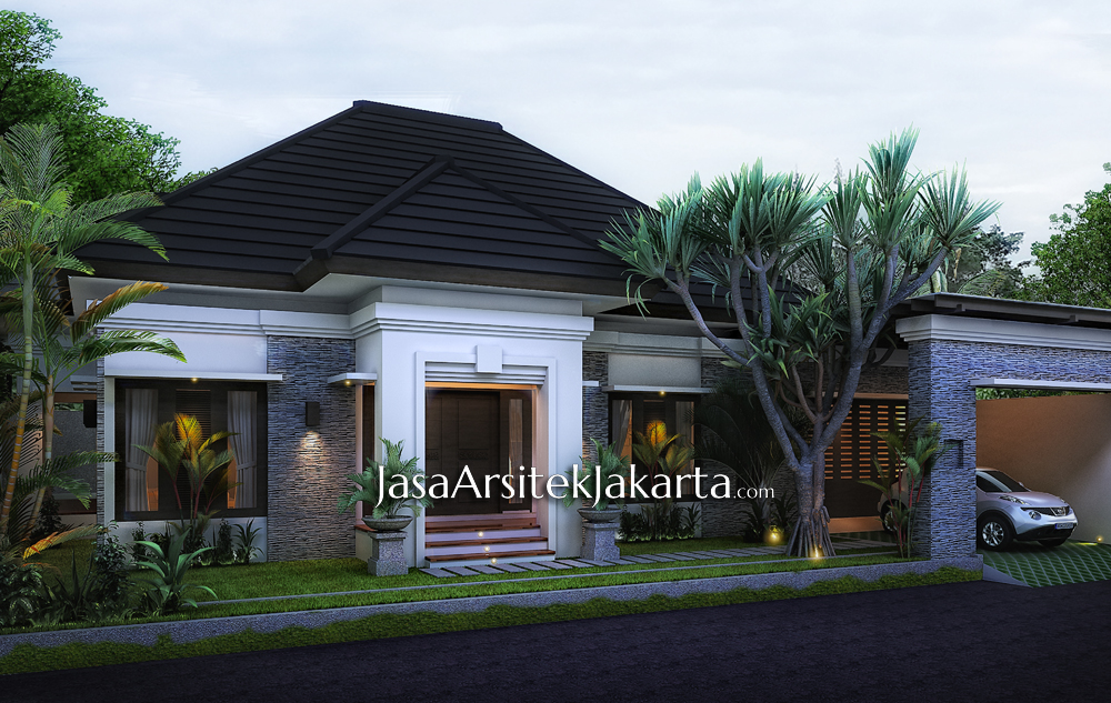 Rumah Ibu Yessica Luas 290 m2  Jasa Arsitek Jakarta