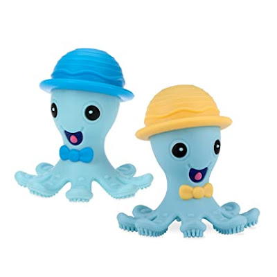 Nuby Silly Teethe yellow and Blue