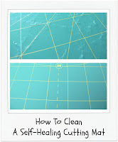 How To Clean A Self-Healing Cutting Mat by www.madebyChrissieD.com