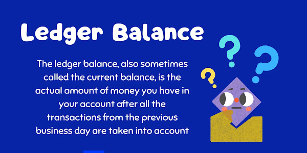 How to withdraw Ledger Balance in a Bank Account
