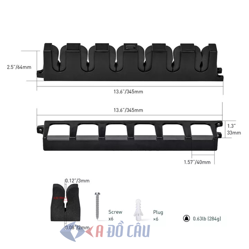 Giá Đựng Cần Câu Cá 6/10 Cho Tường/Nhà Để Xe Cần Câu Giá Đựng Đồ Nhà Để Xe  Gắn Tường Hoặc Trần