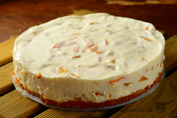 Retete De Colectie Cheesecake Cu Piersici Fara Coacere