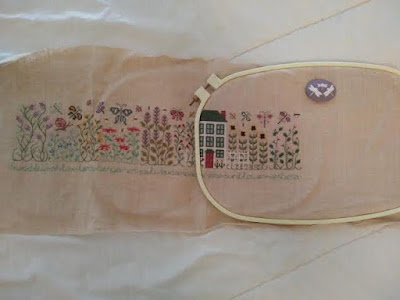 the butterfly garden, the drawn thread, bordado, embroidery, broderie