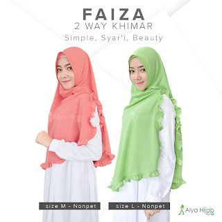 Khimar Terbaru - Faiza 2 WAY KHIMAR - Fashion Hijab