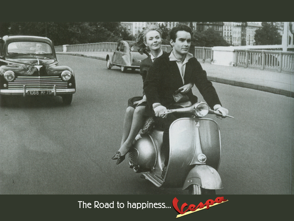 vintage vespa photos: a vintage Vespa today with