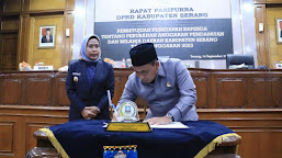 DPRD Tetapkan Raperda Perubahan APBD Kabupaten Serang Tahun 2023