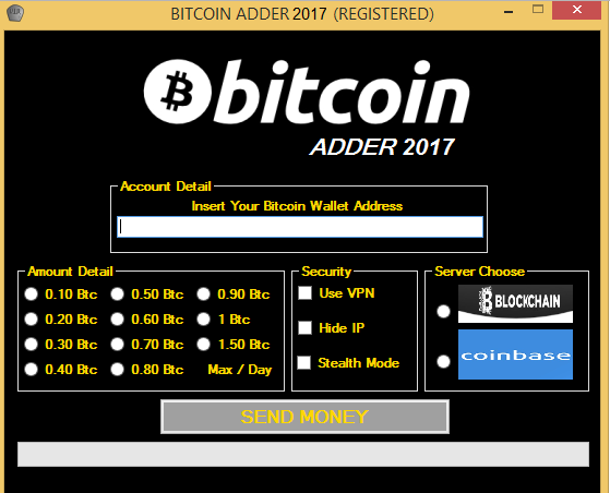 bitcoin adder software free