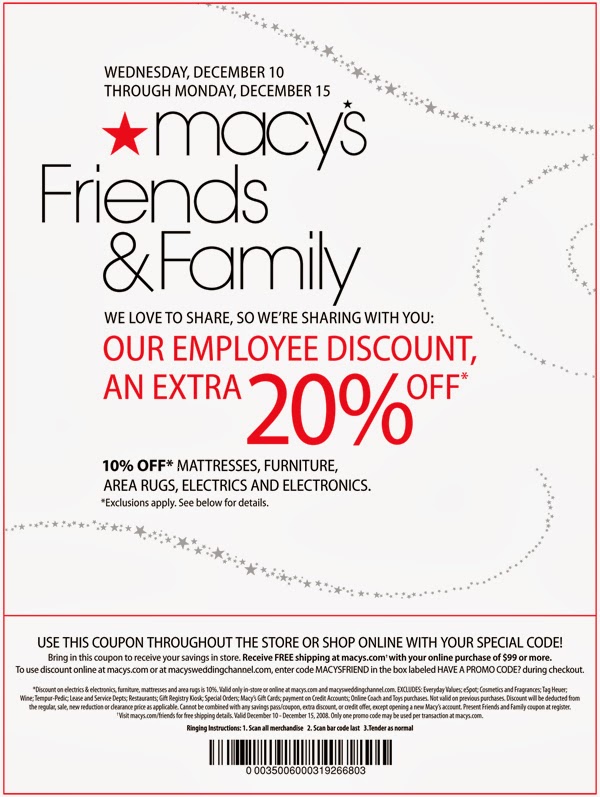 Printable Coupons: Macy's Coupons