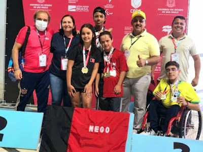 Paraíba conquista 69 medalhas nas Paralimpíadas Escolares, em São Paulo