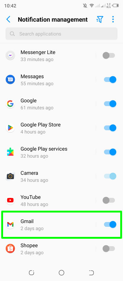 disable-gmail-notification-android