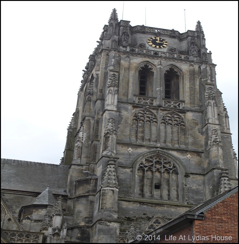 Basilica of Our Lady bell tower Tongeren Basilica of Our Lady bell tower Tongeren