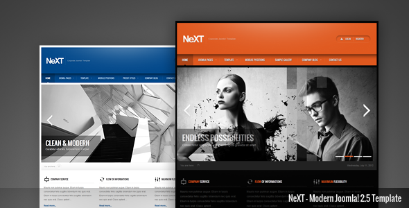 NeXT Clean Corporate Joomla! Template - Corporate Joomla