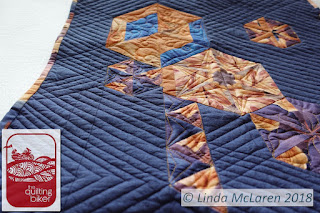 Modern Mini swap quilt straight line quilting