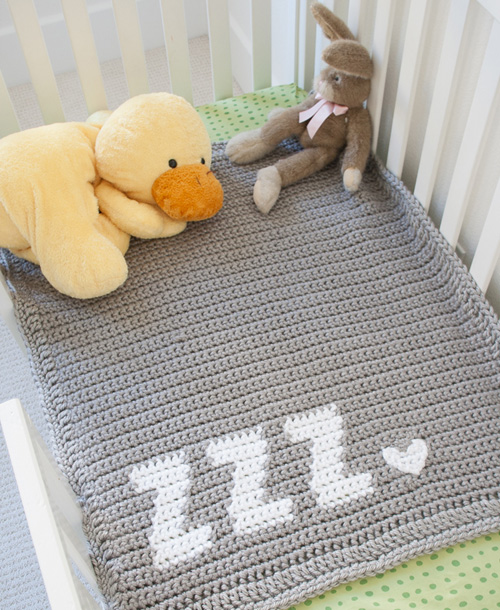 Get Some Zzz's Baby Blanket - Free Pattern 