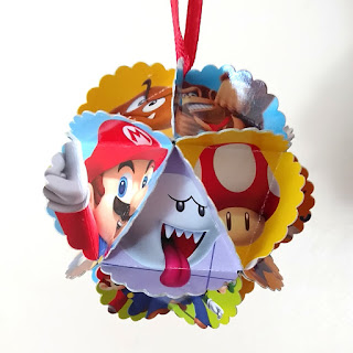 Upcycled Super Mario bauble by Esselle Crafts